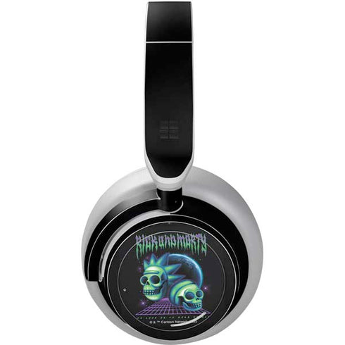 Adult Swim Rick and Morty Neon Skulls Surface Headphones Skin